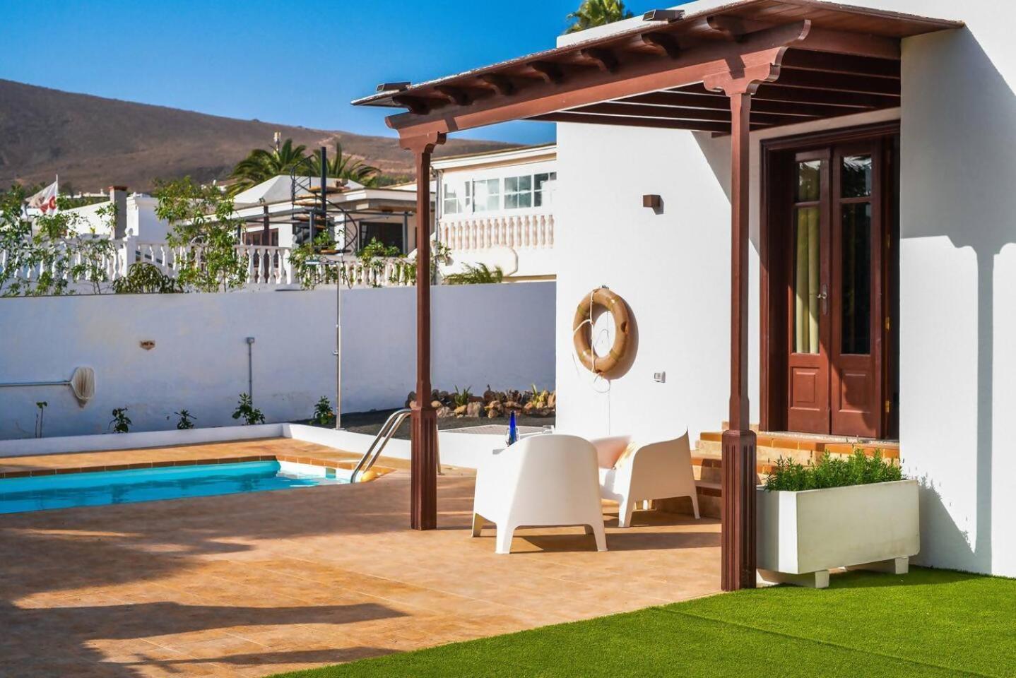 Agradable Y Familiar Con Piscina Casa Inima Playa Blanca (Lanzarote) Exterior foto